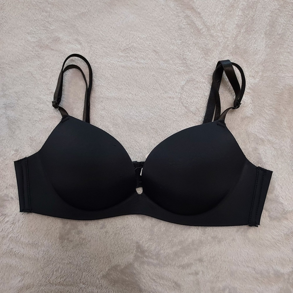 Sophie B Invisible Edge Wireless Push-Up T Shirt Bra Seamless Comfort Lounge 34A